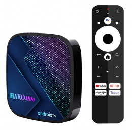 HAKO TV Box Mini, Google/Netflix certificate, 4/32GB 4K WiFi, Android 11